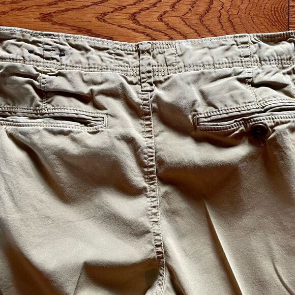 AMERICAN EAGLE MENS PANTS TAN CORE FLEX KHAKIS 32x32 - Picture 5 of 6